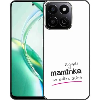 Pouzdro na mobilní telefon Gelový kryt mmCase na Honor 200 Smart 5G - nejlepší maminka 4 bílé pozadí