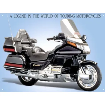 Plechová cedule Plechová cedule motorka Honda a legend in the world