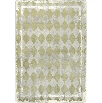 Koberec Koberec Diamond K8728G zlatý / šedý