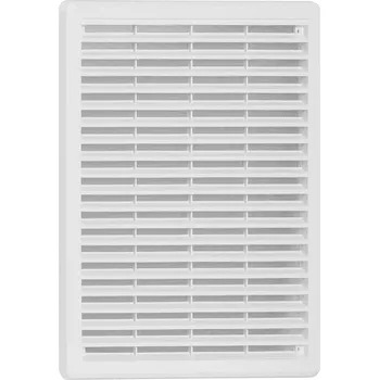 Elektromotor HACO Mřížka větrací bílá se síťovinou - krytka | 200x300 mm