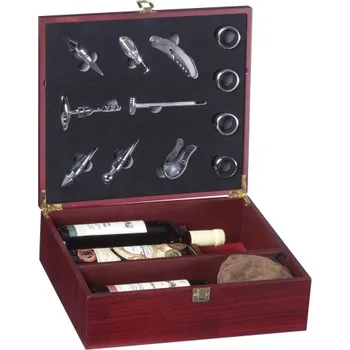 Dárkový box na 3 vína mahagon