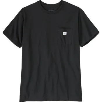 Pánské tričko Pánské tričko Patagonia SHOP STICKER POCKET RESPONSIBILI-TEE - černá (2025) S