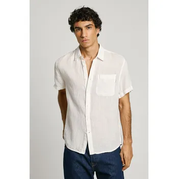 Pepe Jeans Pánská košile AMARO Barva: bílá, Velikost: M