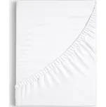 Bavlněné napínací prostěradlo - bílé 120 x 200 cm