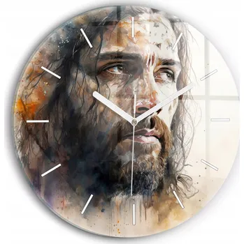 Hodiny Nástěnné hodiny SacroArte béžové 30 cm