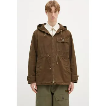 Pánská softshellová bunda Bunda Human Made Mountain Parka zelená barva, přechodná, HM29JK025, M, 91X