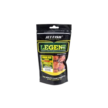Boilies JetFish Jet Fish Legend Range Extra tvrdé boilie ROBIN RED BRUSINKA20mm 250g
