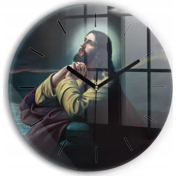 Hodiny Nástěnné hodiny SacroArte modré 30 cm