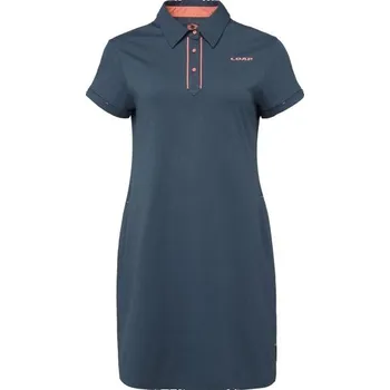 Dámské šaty Dámské šaty LOAP BARDA S Tmavě modrá, Růžová