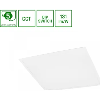 LED panel LED back-lit panel 600x600 30W/40W/48W 6300 lm CCT change, záruka 5 let