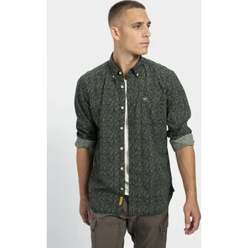 Pánská košile KOŠILE CAMEL ACTIVE FREIZEITHEMD 1/1 ARM GREEN