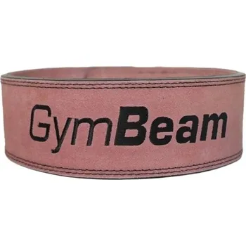 Opasek na cvičení Fitness opasek GymBeam LEVER M Růžová, Černá