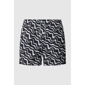 Pánské plavky Pepe Jeans Pánské plavky WAVES SWIMSHORT Barva: černá, Velikost: M