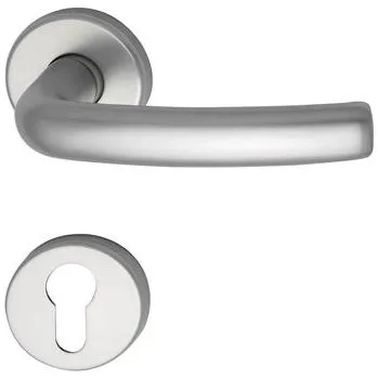 Dveřní kování WG 7000 LILLY, interiérové, klika-klika, stříbrný elox, rozeta PZ