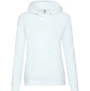 Dámská mikina Fruties Dámská mikina s kapucí Erion bílá XL