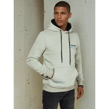 Pánská mikina Olivová mikina s kapucí BX5683 Velikost: 2XL