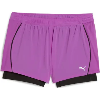 Dámské kraťasy PUMA - W RUN VELOCITY 2IN1 3"" SHORT DÁMSKÉ FUNKČNÍ KRAŤASY FIALOVÉ 526588-89L