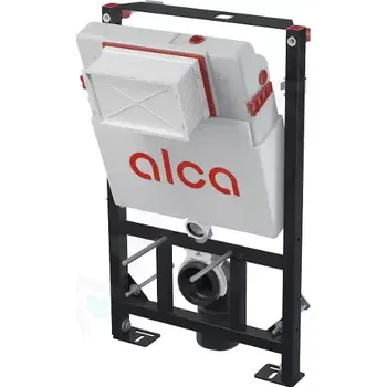 WC sada Alcadrain Předstěnová instalace pro závěsné WC, pro suchou instalaci, stavební výška 0,78 m, AM101/850W