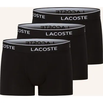 Slipy Lacoste Pánské Boxerky, 3 Kusy V Balení, černá, 56