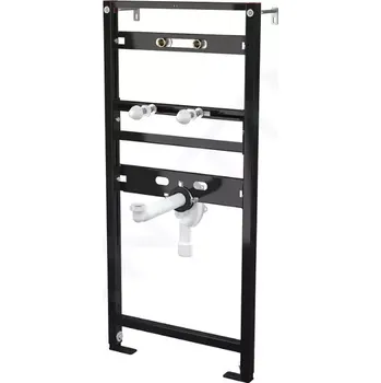 WC sada Alcadrain Předstěnová instalace pro umyvadlo a nástěnné armatury, s vestavěným sifonem, stavební výška 1,12 m, A104AVS/1120