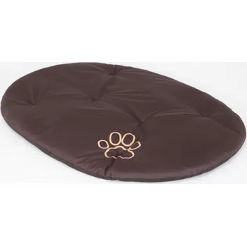 Polštář Oválný polštář R3, tmavě hnědý