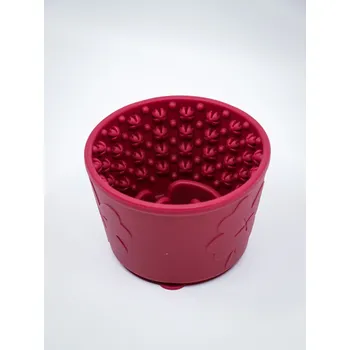 lízací podložka Lízací kelímek - rubínová