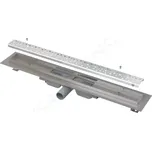 Alcadrain Sprchový žlab Antivandal Low 105 cm, s roštem, nerez mat, APZ111-1050M