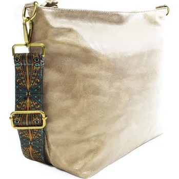 Kabelka Béžová dámská jednoduchá crossbody kabelka Amaya