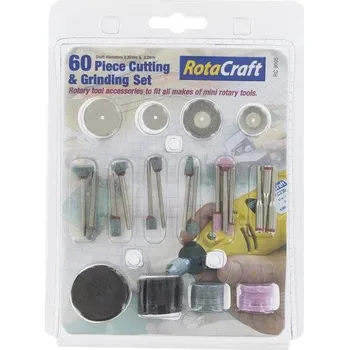 Plastikový model Příslušenství pro modeláře Rotacraft brousící stopkové nástroje (sada 60 ks)