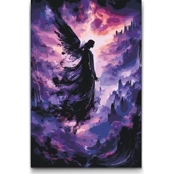 Malování podle čísel - Anděl smrti Velikost: 40x60cm, Rámování: Pouze srolované plátno