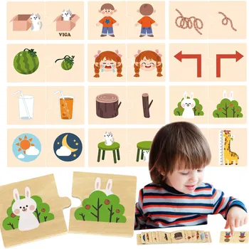 Puzzle Viga Toys puzzle protiklady