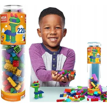 ostatní stavebnice MEGA BLOKS Construx STAVEBNICE Trubice s bloky 200 DÍLŮ