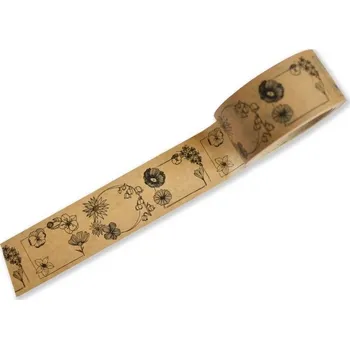 Kancelářské lepidlo Lepicí páska Cedulky květiny 50mm/33m