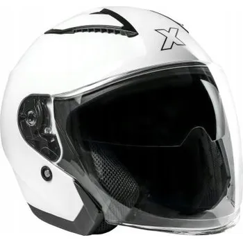 Helma na motorku Otevřená moto helma ROXAR ORLANDO EVO BÍLÁ L