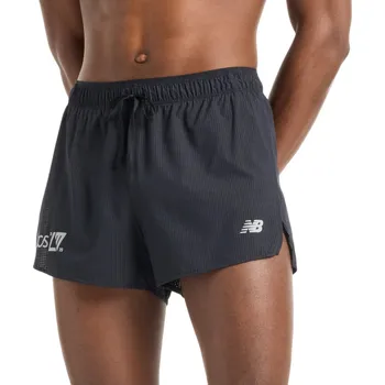 Šortky New Balance London Edition RC Ultra Light Split Short 3" ms51283d-bk Velikost L