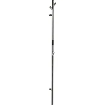 Radiátor Bemeta Koupelnový radiátor, 124 × 1720 mm, oblý, elektrický, nerez B704151001