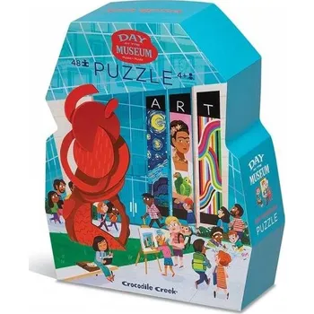 Hračka Puzzle - Den v muzeu - Umění (48 ks)