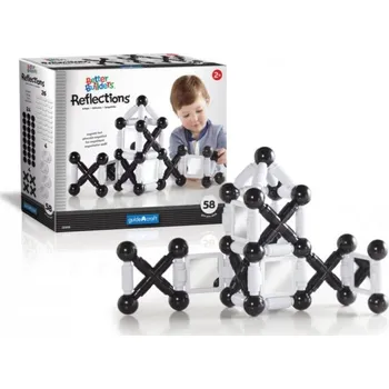 Díl pro stavebnice GuideCraft Magnetická stavebnice Malý stavitel Odrazy 58 ks
