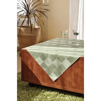 ubrus Polášek Holešov Ubrus teflon Du-pont olivová č.2022 100% polyester Zelená 140x220 ovál