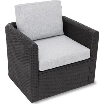 Polštář Polštář na ratanovou židli MIA TECH popel