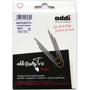 Jehlice Addi Jehlice CraSyTrio, trojice jehlic 21 cm / 2,5 mm