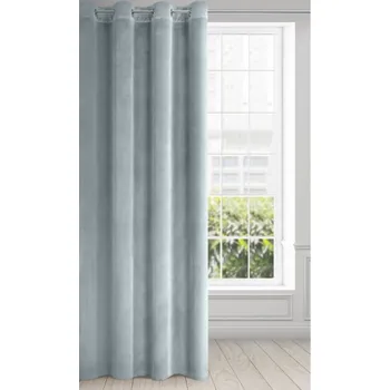 Vánoční ozdoba Hotový závěs SAMANTA stříbrný - na průchodkách