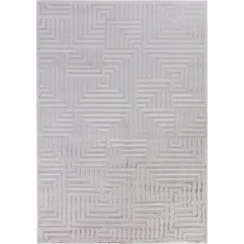 Koberec Koberec 3D Sahara ornament, šedý