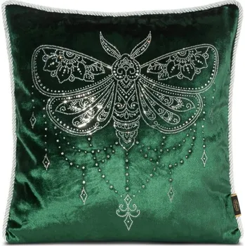 Povlečení Povlak na polštář ROYAL 8 tmavě zelený