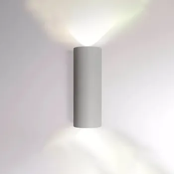 Molto Luce Úzký nástěnný váleček Ben Round Barva: Stříbrná 472-0050890003004