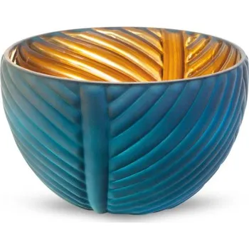 Dekorativní miska NADIA2 01 granátová / zlatá