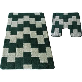 Koberec Sada koupelnových koberečků Montana Bornova XL zelená