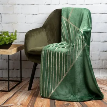 Přehoz na lůžko Deka GINKO 3 tmavě zelená