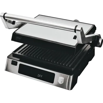 Kuchyňský gril BERLINGERHAUS Kontaktní gril elektrický s nepřilnavým povrchem 2000 W Stainless Steel BH-9603