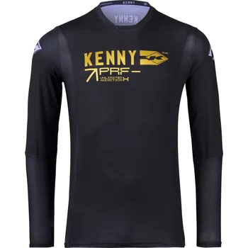 cyklistický dres KENNY dres PERFORMANCE 25 black/gold - M